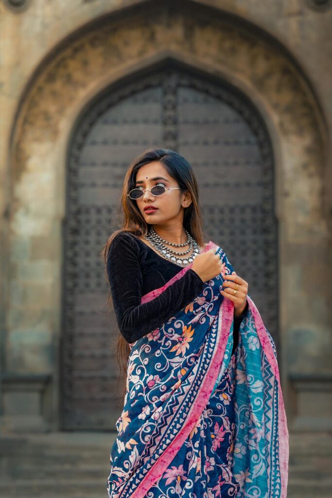 modal_silk_ajrakh_saree